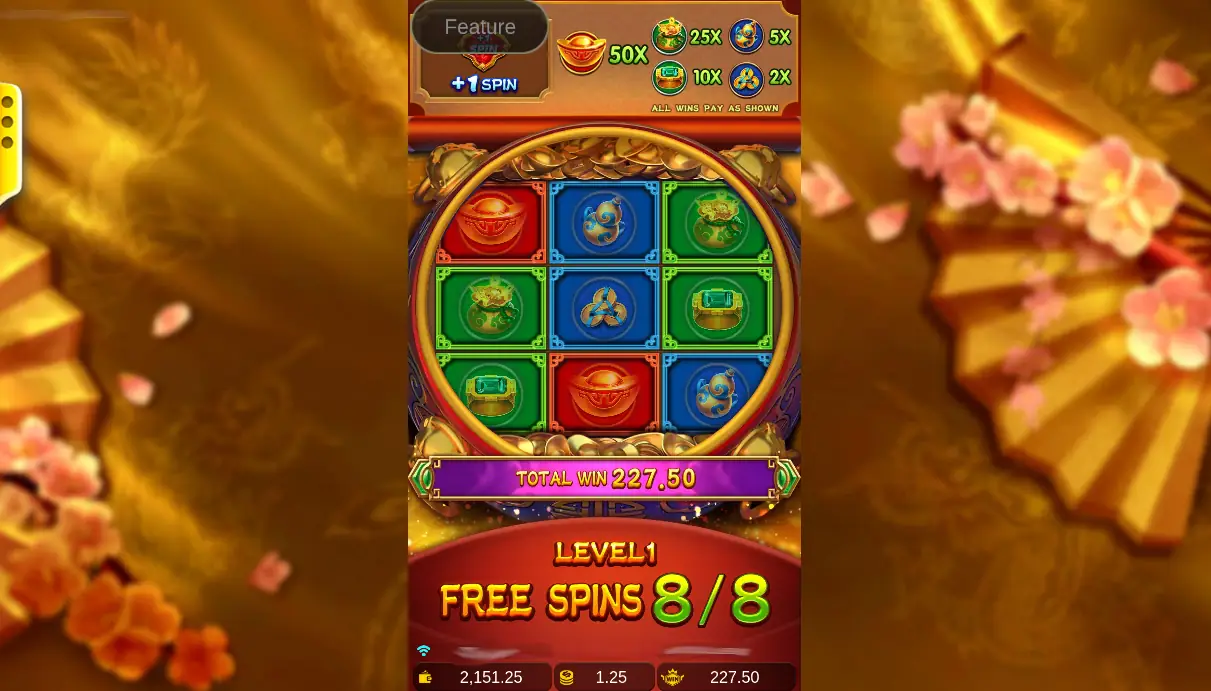 Símbolos Treasure Bowl